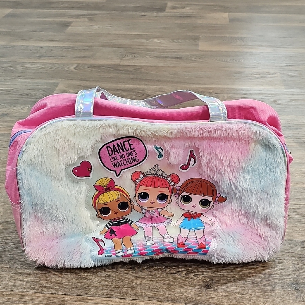 LOL Surprise! Dance Bag With Fuzzy Front Design